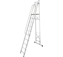 Передвижная складная с платформой лестница-стремянка Новая Высота NV 1540, 1x10 ступеней 1540110