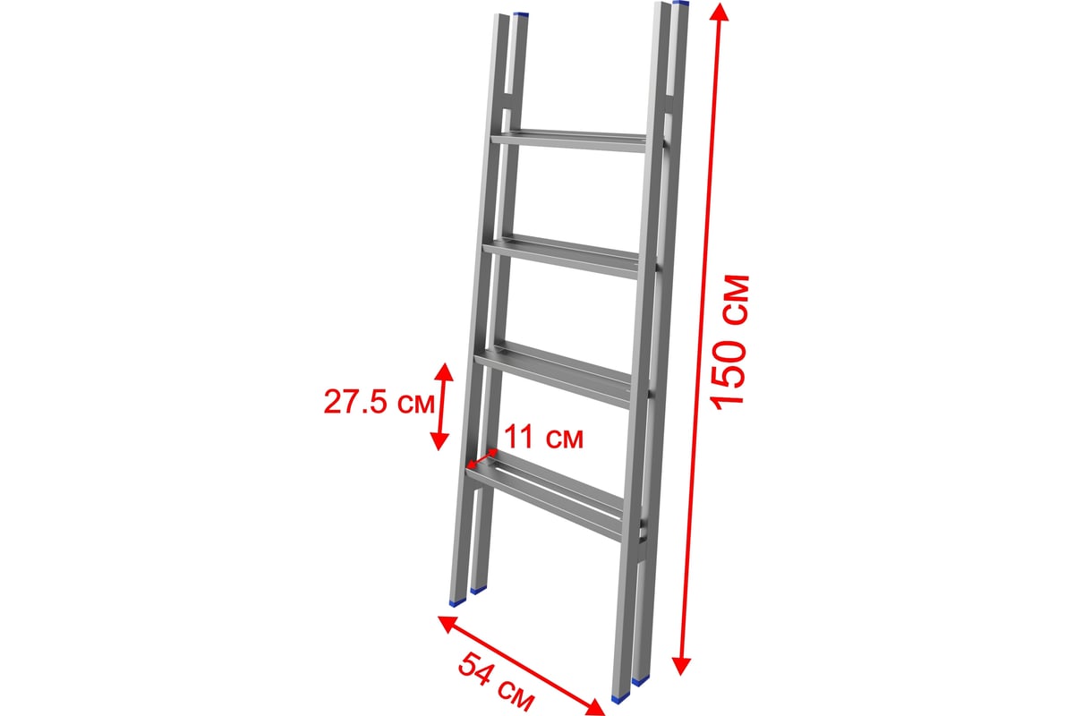 Приставная лестница активагро.рф 117
