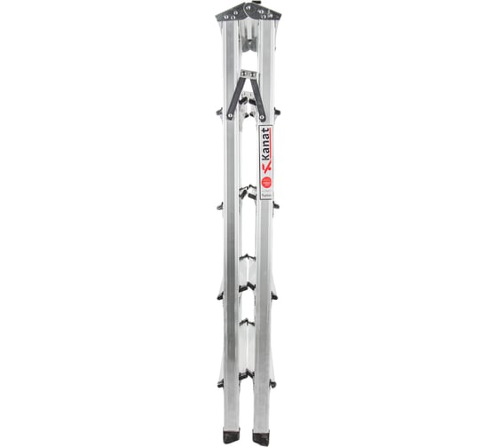 Алюминиевая стремянка Kanat twin 10 ступеней (5+5) KAM-115