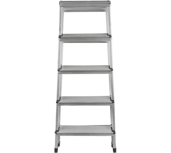 Алюминиевая стремянка Kanat twin 10 ступеней (5+5) KAM-115