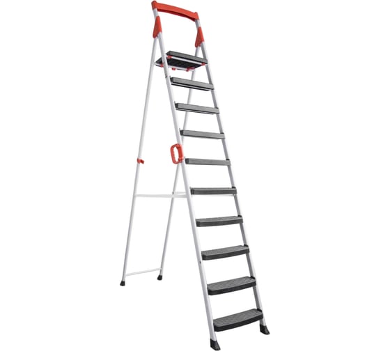 Стремянка с пластиковой ступенью Kanat Promax 10 ступеней (9+1) PPM-709
