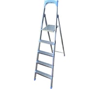 Оцинкованная стремянка Kanat Rita 5 ступеней (4+1) RM-654
