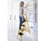 Стальная стремянка LadderBel 4 ступени с антискользящим покрытием, манго STR-ST-4WSRM-OR 3