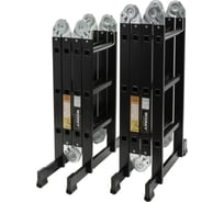 Лестница-стремянка 4x6 трансформер WORKY profi black, высота 7 м ARD257740