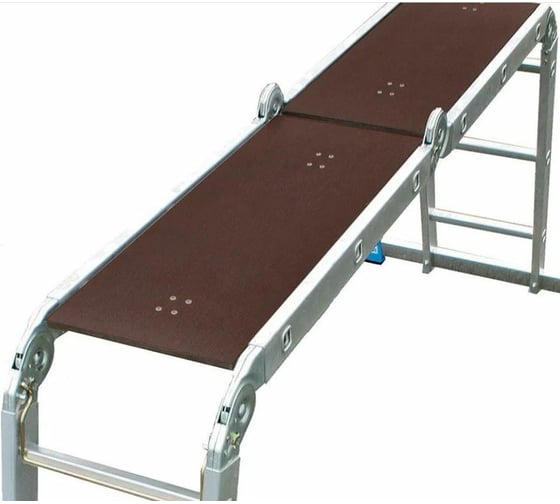 Лестница-стремянка 4x5 трансформер WORKY profi с помостом ARD257727