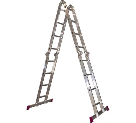 Шарнирная универсальная стремянка-трансформер 4 х 4 Corda Krause 085047