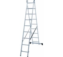 Алюминиевая двухсекционная лестница WORKY 2x17, высота 4.85/8.59 м, 17/34 ступеней ARD255936