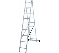 Алюминиевая двухсекционная лестница WORKY 2x11, высота 3.14/5.13 м, 11/22 ступеней ARD255930