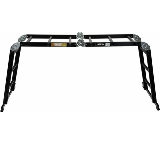 Универсальная лестница-трансформер WORKY 4x5 home black с помостом ARD257747 1