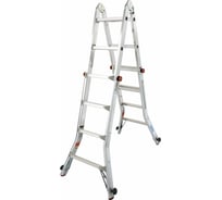 Шарнирная телескопическая стремянка Krause TELEVARIO 4x4 122162