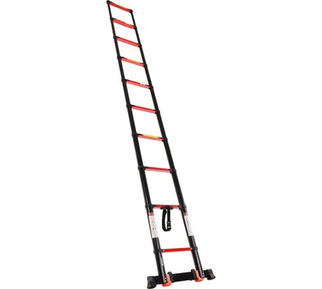 Лестница телескопическая BLACK 3,8 м, 10 ступеней WORKY ARD239081