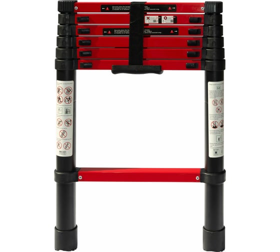 Телескопическая лестница WORKY BLACK 2 м, 7 ступеней ARD245816 1