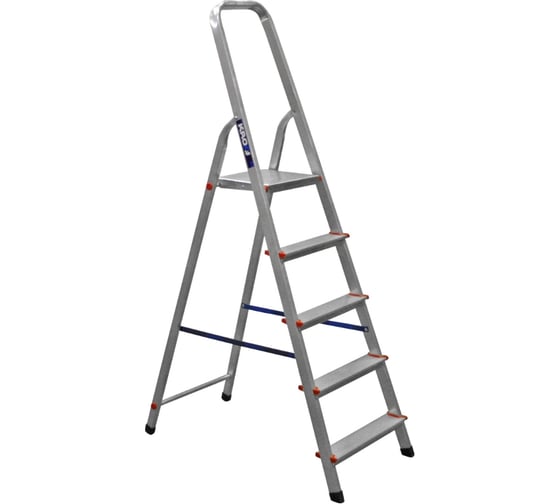 Стремянка алюминиевая 5 ступеней KROFT 603005