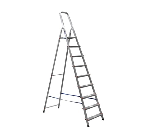 Стремянка алюминиевая 9 ступеней KROFT 111109