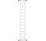 Лестница шарнирная двухсекционная Новая Высота ПРОФ 2x6 604426 3