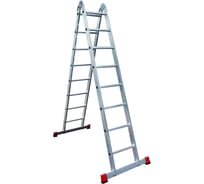 Двухсекционная шарнирная лестница Новая Высота ПРОФ 2х8 604428