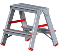 Алюминиевая 2-x сторонняя стремянка VIRA 2 ступени 600022
