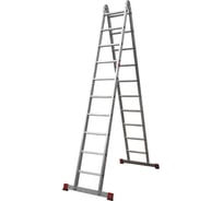 Двухсекционная шарнирная лестница Новая Высота Проф 2х10 604410