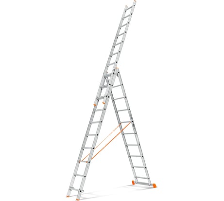 Трехсекционная лестница Эйфель Гранит 3х10