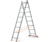 Двухсекционная лестница Эйфель Гранит 2х8