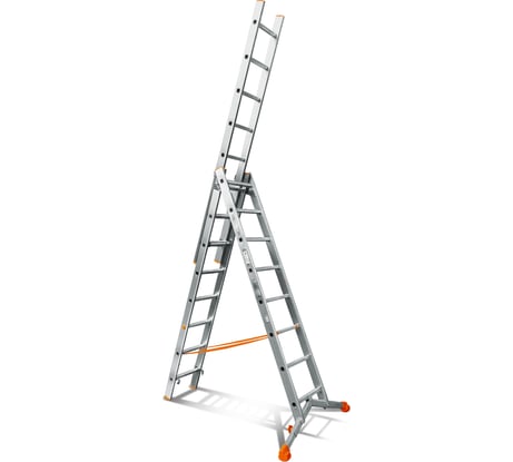 Трехсекционная лестница Эйфель Ювелир 3х8