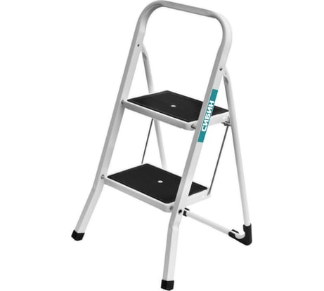 Стальная лестница-стремянка c широкими ступенями СИБИН 2 ступени 38807-02_z01