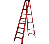 Стеклопластиковая стремянка Алюмет с органайзером 8 ступеней. Серия SF1008