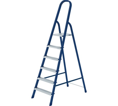 Стальная стремянка 6 ступеней СИБРТЕХ Pоссия 97846