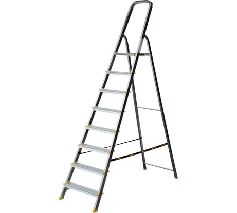 Алюминиевая стремянка НАШ 8 ступеней 122208