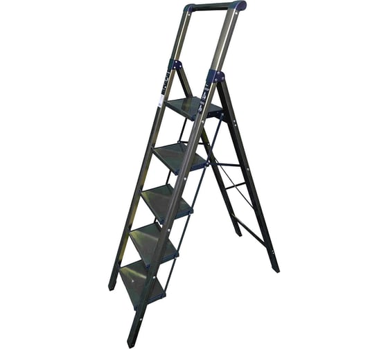 Алюминиевая стремянка SevenBerg calipso 5 широких ступеней золотая Calipso-5 gold