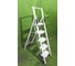 Алюминиевая стремянка SevenBerg calipso 5 широких ступеней белая Calipso-5 silver 3