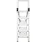 Алюминиевая стремянка SevenBerg calipso 5 широких ступеней белая Calipso-5 silver 5