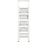Алюминиевая стремянка SevenBerg calipso 5 широких ступеней белая Calipso-5 silver 8