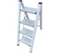 Алюминиевая стремянка SevenBerg milano 4 широкие ступени белая Milano-4 white 1