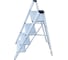 Алюминиевая стремянка SevenBerg milano 4 широкие ступени белая Milano-4 white 2