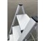Алюминиевая стремянка SevenBerg milano 4 широкие ступени белая Milano-4 white 4