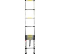 Телескопическая односекционная лестница Forcekraft 1.0-5.0 м, 16 ступеней FK-BL-T500