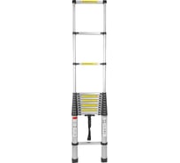 Телескопическая односекционная лестница Forcekraft 1.0-5.4 м, 13 ступеней FK-BL-T540