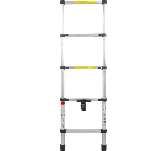 Телескопическая односекционная лестница Forcekraft 0.6-1.4 м, 4 ступени FK-BL-T140