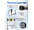 Телескопическая алюминиевая односекционная лестница Forsage 1.4 м, 5 ступеней F-UP140(54151) 3