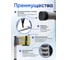 Телескопическая алюминиевая односекционная лестница Forsage 2 м, 7 ступеней F-UP200 3