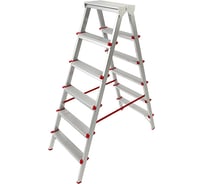 Алюминиевая двухсекционная лестница-стремянка STARTUL PRO 132 см ST9941-06