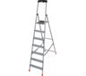 Свободностоящая стремянка Krause MONTO SAFETY 2К заглушки, 7 ступеней 128973