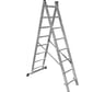 Двухсекционная лестница 8 ступеней Gigant L-02 2х8