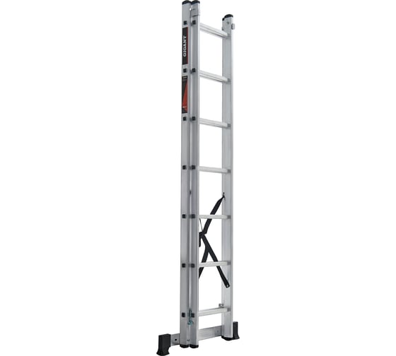 Двухсекционная лестница Gigant 7 ступеней L-02 2х7