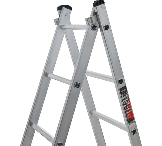 Двухсекционная лестница Gigant 7 ступеней L-02 2х7