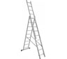 Трехсекционная лестница 9 ступеней Gigant L-03 3х9