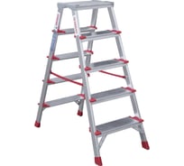 Двухсторонняя стремянка Новая Высота NV500 5 ступеней 5120205