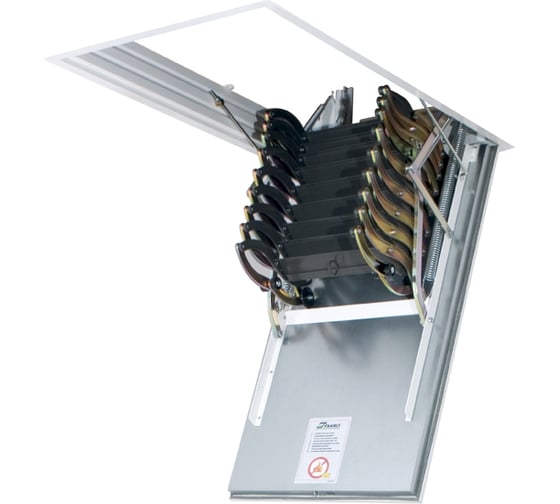 Металлическая огнестойкая лестница FAKRO LSF 60х120х300 см 860126