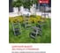 Лестница-стремянка InHome 5 ступеней + лоток, высота 1,06м INLT2/5 13